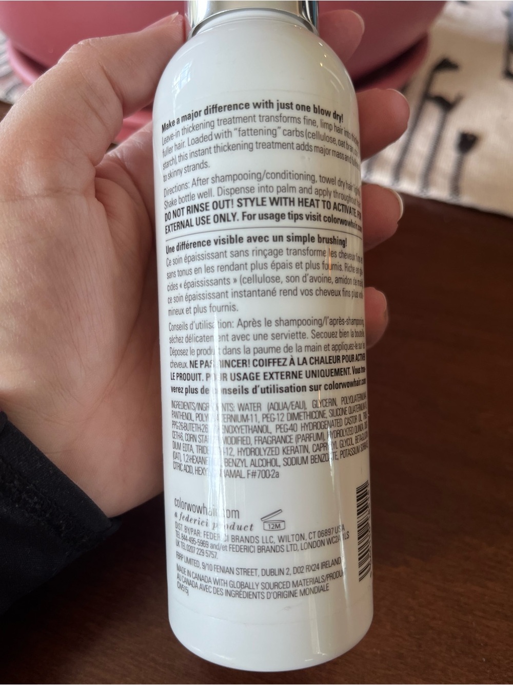 Color Wow Dream Cocktail Carb-infused Leave-In Thickening Treatment - Picture 3 of 3